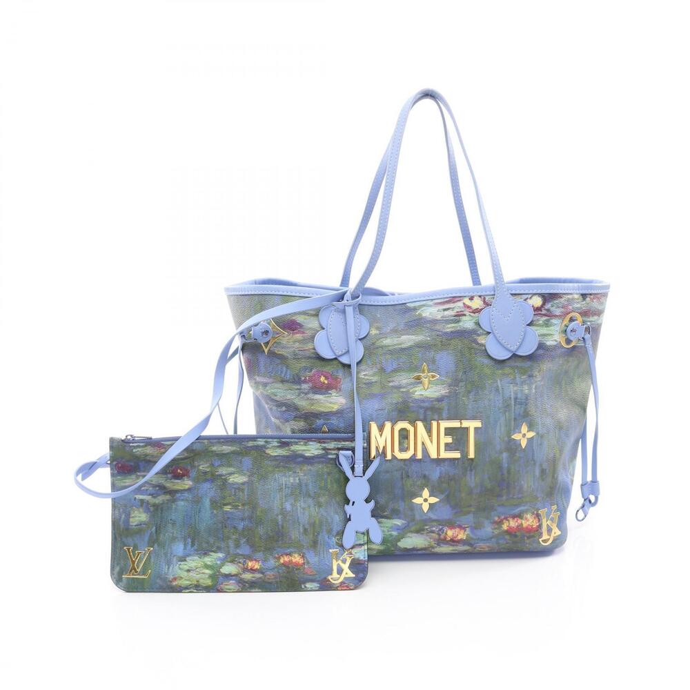 Louis Vuitton Masters Collection Neverfull Monogram Certy Monet Tote Bag Canvas